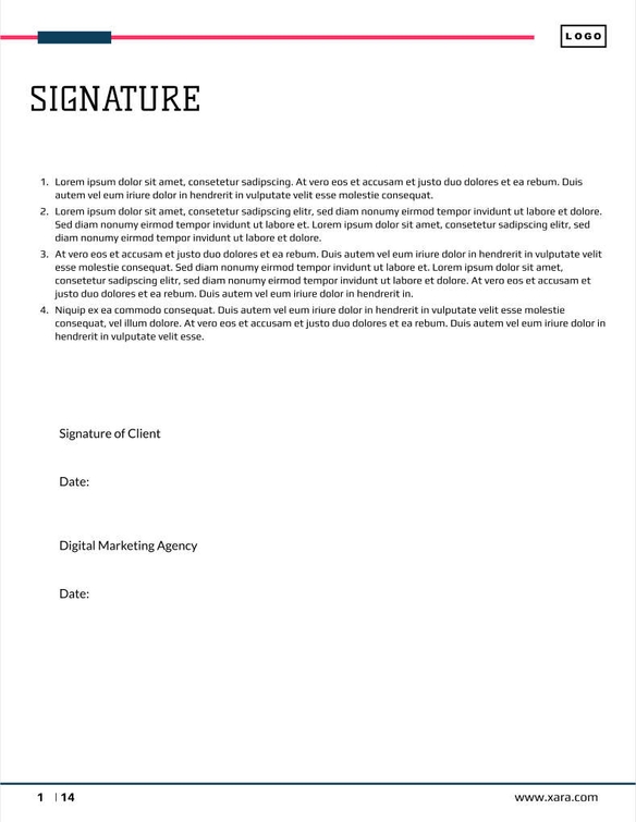 Free angebote & proposal  data analytics template