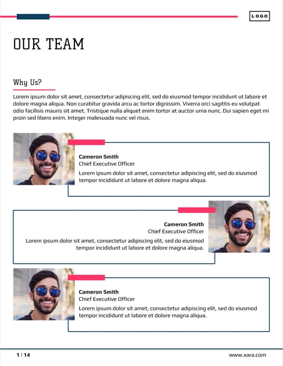 Free angebote & proposal  data analytics template