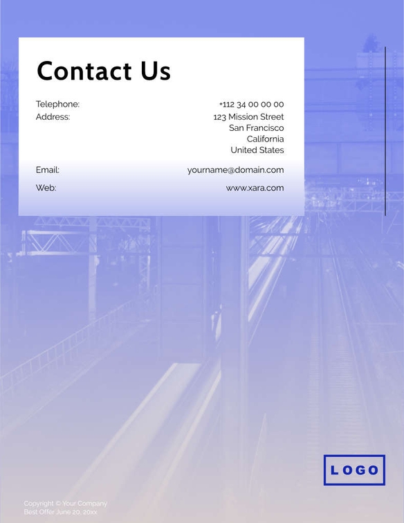 Free angebote & proposal  digital consulting template