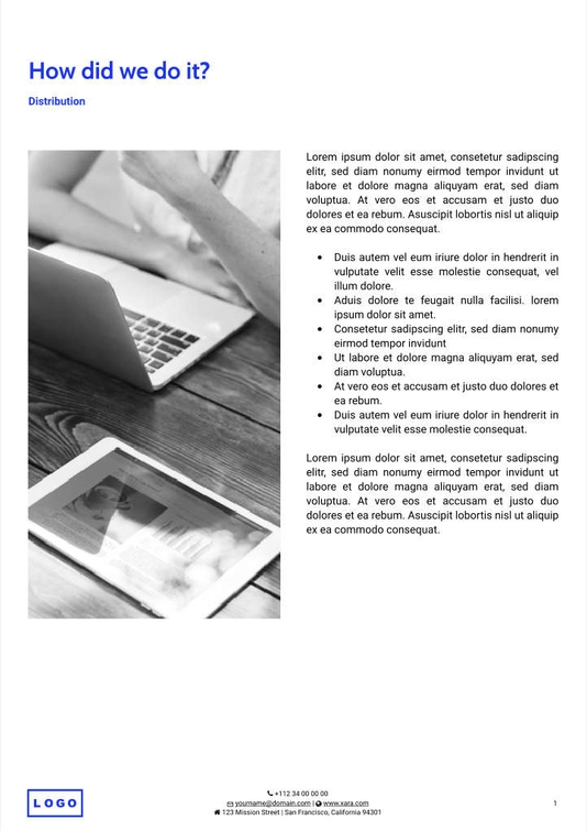 Free angebote & proposal  digital marketing template