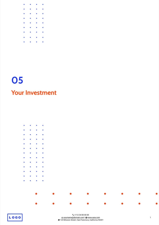 Free angebote & proposal  digital marketing template