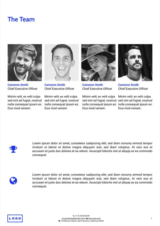 Free angebote & proposal  digital marketing template