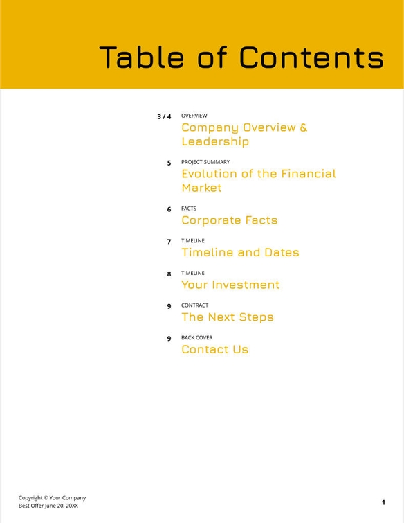 Free angebote & proposal  hr strategy template