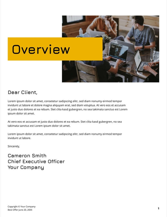 Free angebote & proposal  hr strategy template