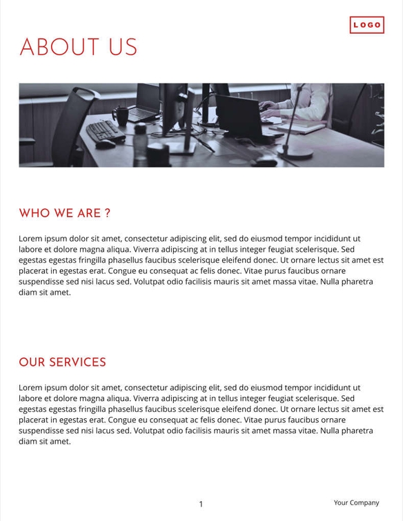 Free angebote & proposal  it expert template