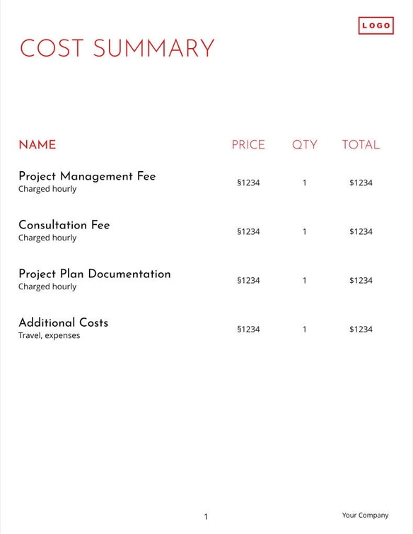 Free angebote & proposal  it expert template