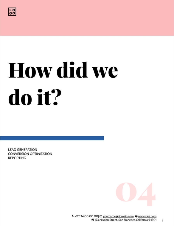 Free angebote & proposal  digital marketing template