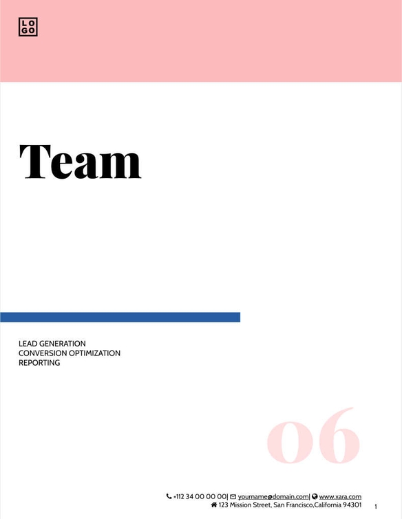 Free angebote & proposal  digital marketing template