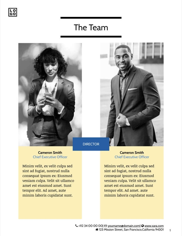 Free angebote & proposal  digital marketing template