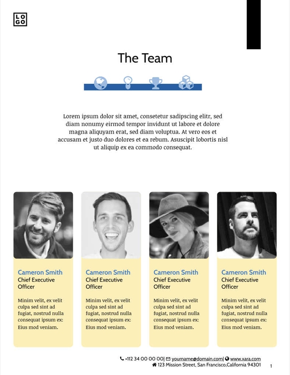 Free angebote & proposal  digital marketing template