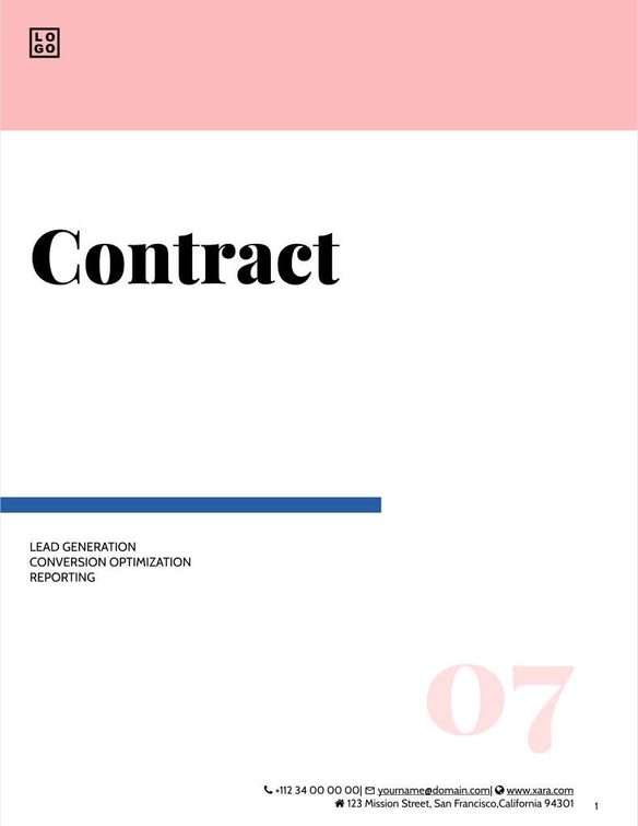 Free angebote & proposal  digital marketing template