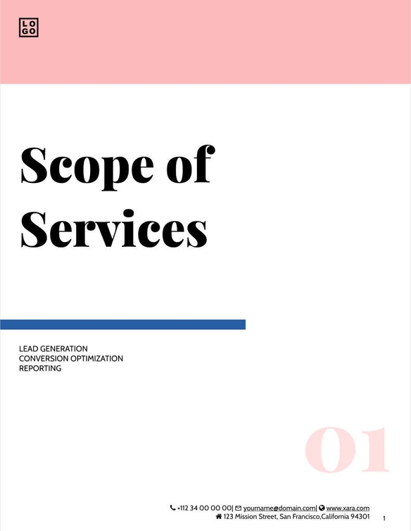 Free angebote & proposal  digital marketing template