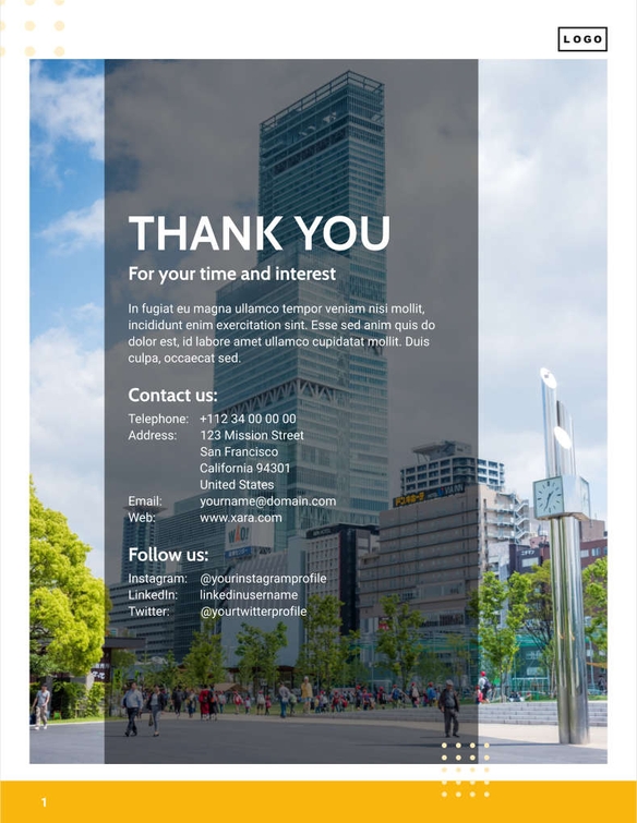 Free angebote & proposal  modern template