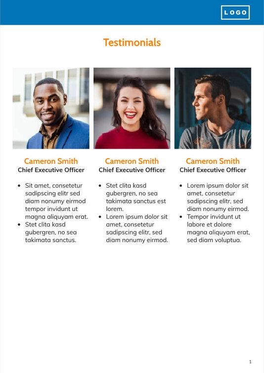 Free angebote & proposal  project template