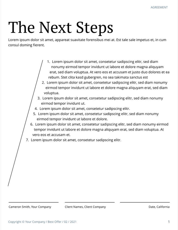 Free angebote & proposal  resource management template