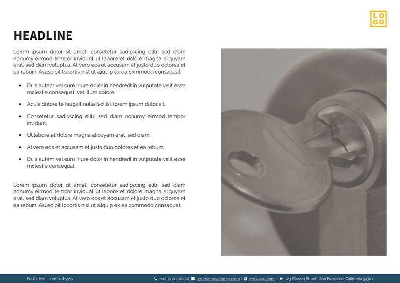 Free angebote & proposal  security template