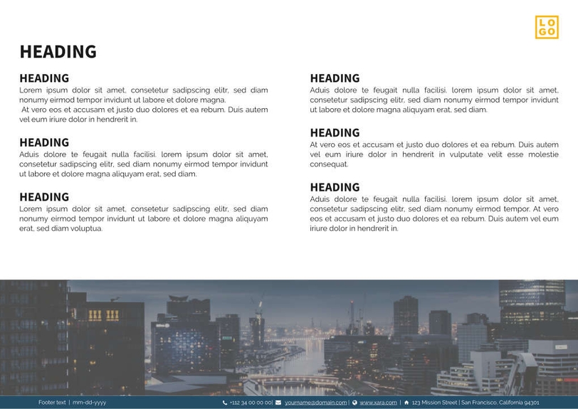 Free angebote & proposal  security template