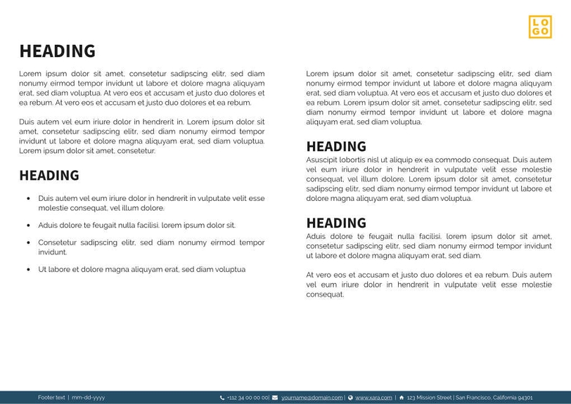 Free angebote & proposal  security template