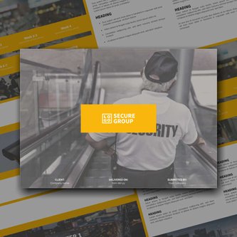 Free angebote & proposal  security template