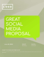 Free angebote & proposal  social media strategy template