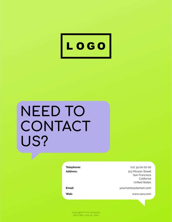 Free angebote & proposal  social media strategy template