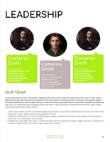 Free angebote & proposal  social media strategy template