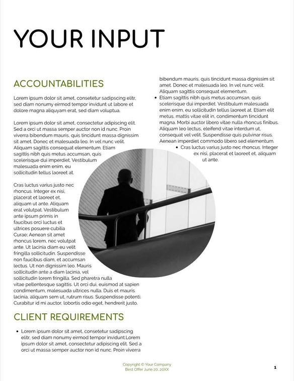 Free angebote & proposal  social media strategy template