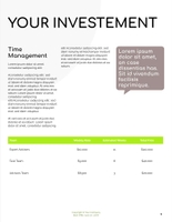 Free angebote & proposal  social media strategy template