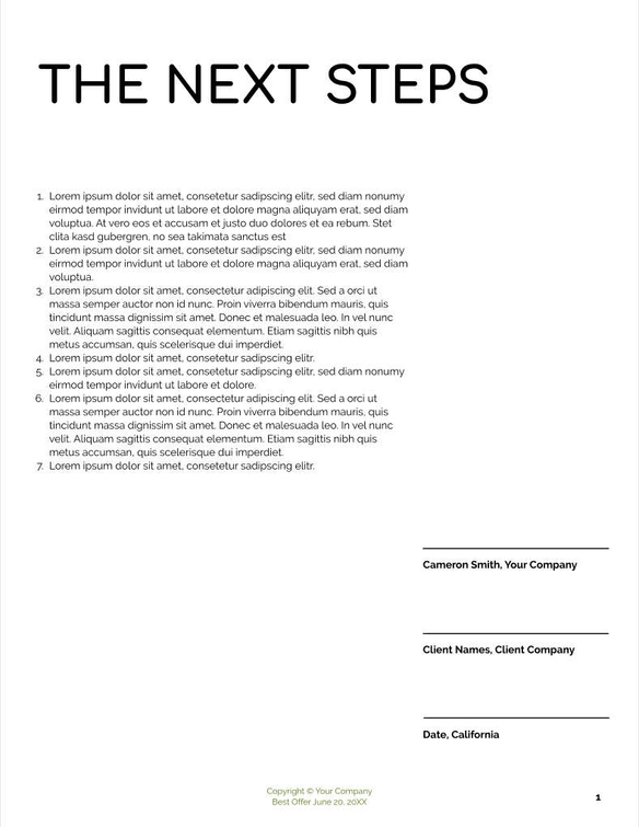 Free angebote & proposal  social media strategy template