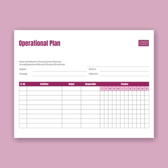 Free strategy & planning template