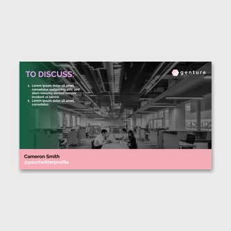 Free virtual background template