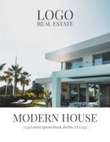 Free real estate – brochure – modern house template