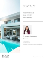 Free real estate – brochure – modern house template