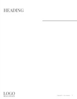 Free real estate – brochure – modern house template