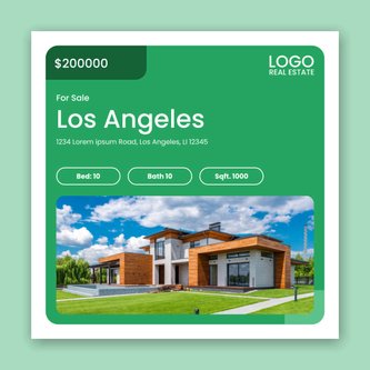 Free real estate – instagram template