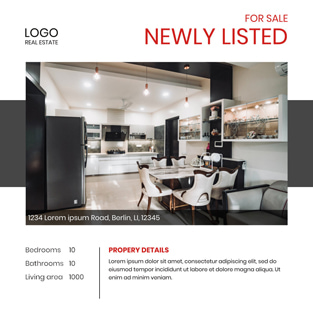 Newly listed template